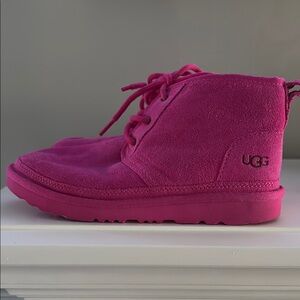 UGG Pink Ankle Boots